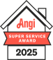 2025 Angi Super Service Award logo